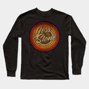 arjunthemaniac, circle retro faded Joss Stone, Long Sleeve T-Shirt